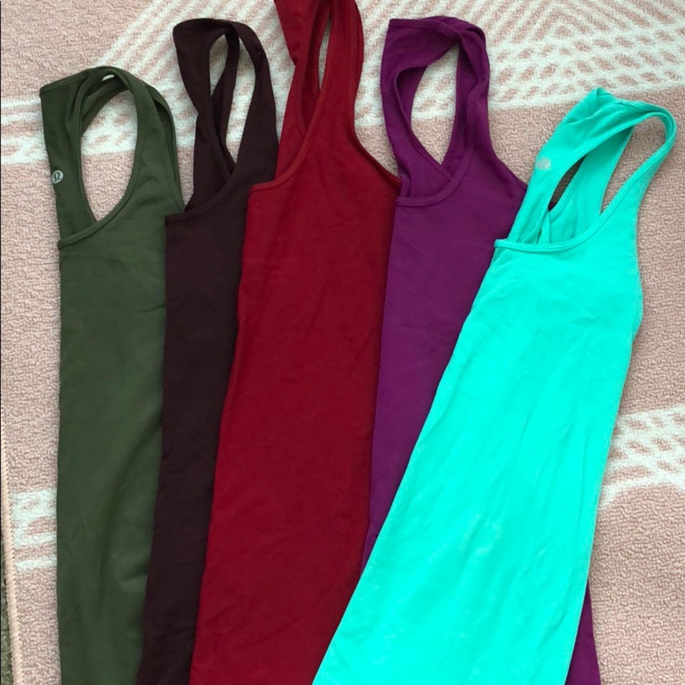 Lululemon cool racerback size 6 BURGUNDY